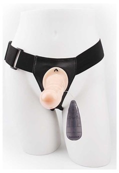 Hi Basic Penis Extender İçi Boş Titreşimli Belden Bağlamalı - Ten
