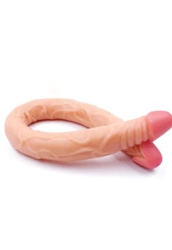 Censan Ten Rengi 55 cm Çift Taraflı Dildo Model No:1034