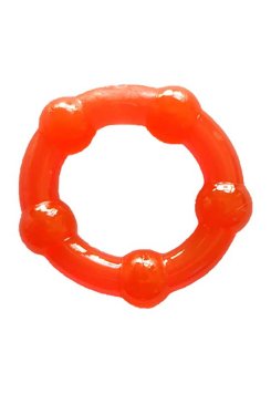 Censan Penis Halkası Boğumlu Kırmızı