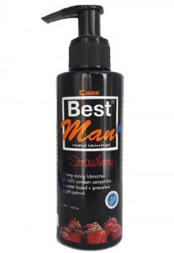 Best Man 150ML. Büyük Boy Çilekli Lubricant Jel