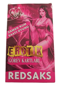 RedSaks Zaman Kum Saati Çiftler Oyunu – 1 Dakikalık Tutku ve Eğlence Görev Kartlarıyla Romantik Oyun Seti