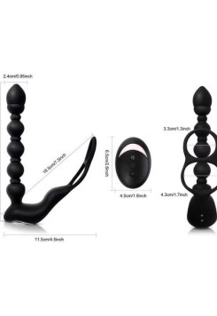 Censan Isıtmalı Penis Halkalı Anal Prostat Vibratör
