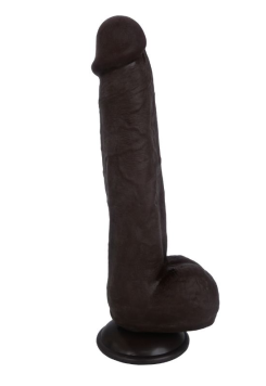 Censan Ultra Gerçekçi 24 Cm Model2 Brown Melez Kıkırdaklı Dildo