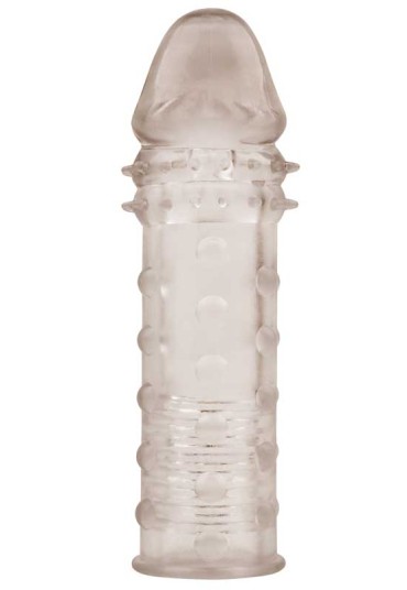 Extra Texture Sleeve Tırtıklı Penis Kılıfı - Gri