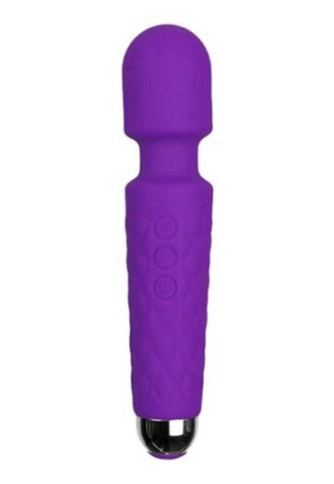 Female Wand Massager Şarjlı Vibratör - Mor