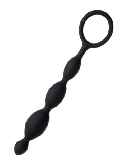 CENSAN Anal Boncuk S Silikon Siyah 19,5cm