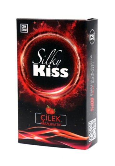 Silky Kiss Çilek Aromalı Prezervatif