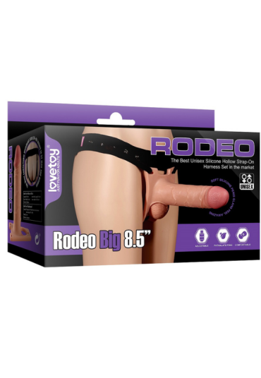 Censan Ingen Rodeo Hollow Big Strapon Set 8.5 inç