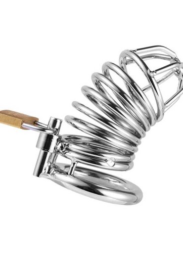 Censan BDSM Paslanmaz Çelik Penis Kafesi ModelNo3