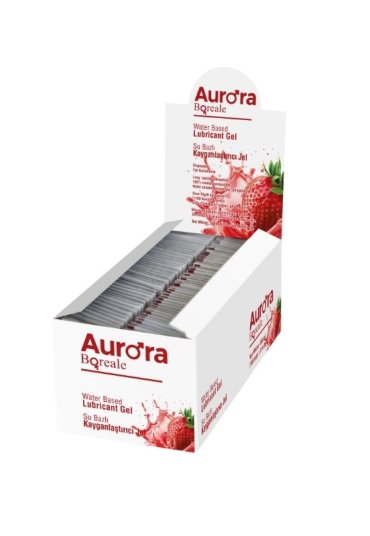 Aurora Boreale 100 Lü 5 Ml Şase Çilekli Kayganlaştırıcı