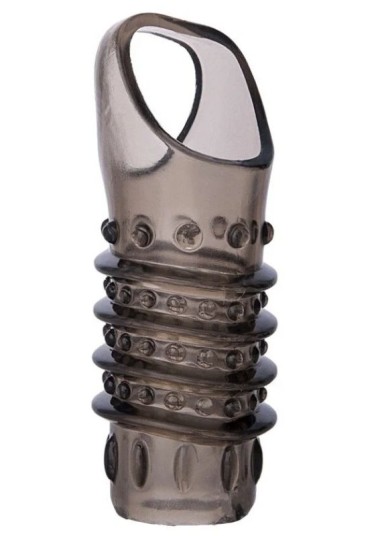 Censan XLover Penis Extender Kılıfı TPE Siyah Şeffaf 7.5 cm