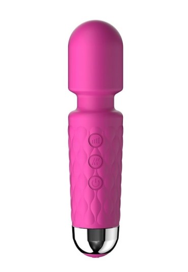 Censan Mini Wand Massager Şarjlı Vibratör - Pembe