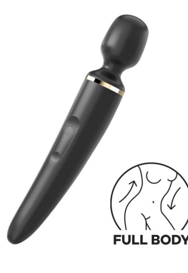 Censan Satisfyer Wand-er Woman Black Vibratör 34cm