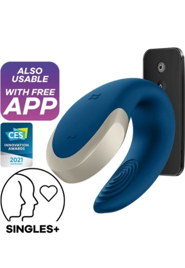 Censan Satisfyer Double Love Telefon Kontrollü ve Uzaktan Kumandalı Giyilebilir Vibratör