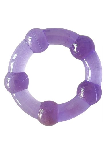 Censan Penis Halkası Boğumlu Mor