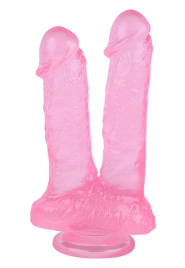 Noctis 21cm PembeÇiftli Dildo No:61