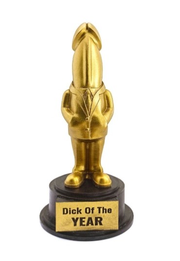 Dick Of The Year – Esprili Masaüstü Ödül Heykeli Model 1
