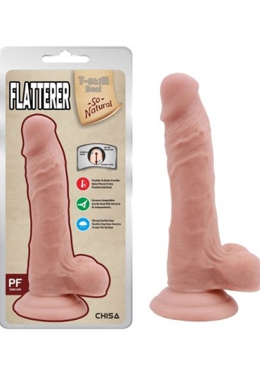 Flatterer Kıkırdaklı Gerçekçi Dildo - 18.6cm Ten