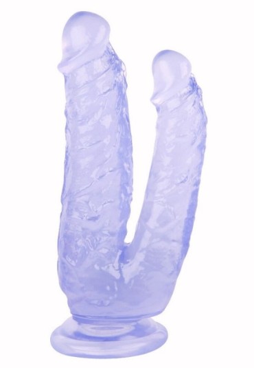 Noctis 19cm Mor Çiftli Dildo No:76