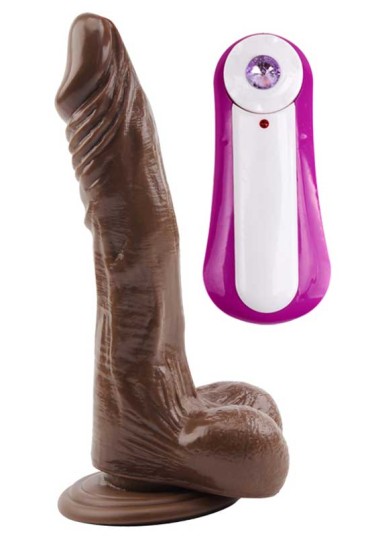 James Deen Swing Hareketli 21.5cm Zenci Vibratör