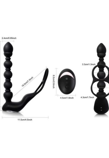 Censan Isıtmalı Penis Halkalı Anal Prostat Vibratör