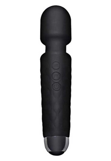 Female Wand Massager Şarjlı Vibratör - Siyah
