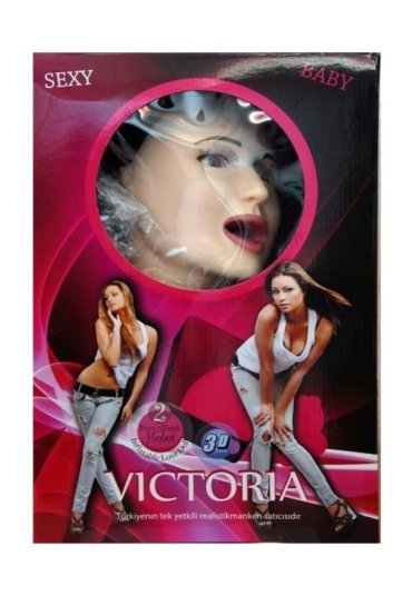 Censan Esmer Victoria Büyük Boy Titreşimli Sesli Realistik Şişme Kadın