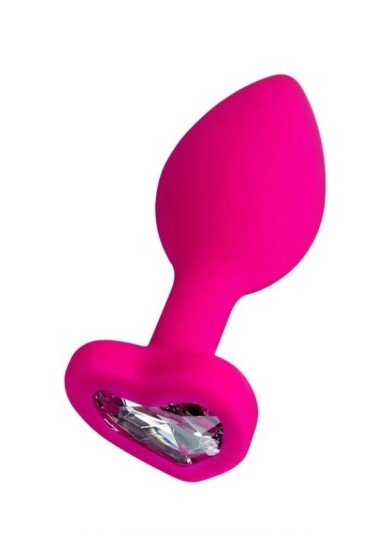Censan Diamond Heart Anal Plug Pembe 7 cm 18 g
