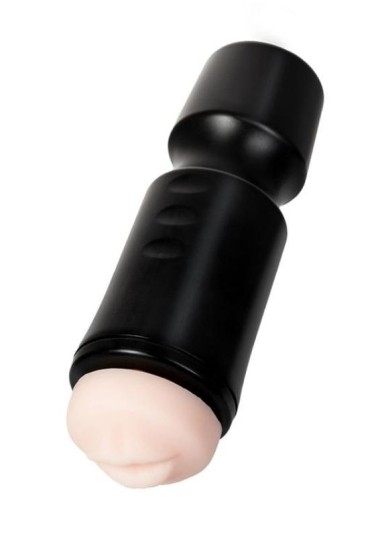 Censan Ağız Oral Mastürbator TPE Siyah 24 cm