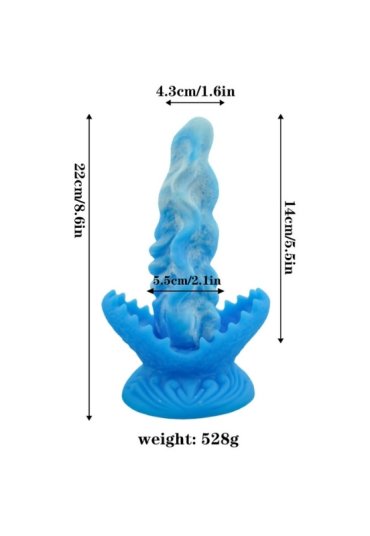 Censan Mavi Canavar Dildo Model 4