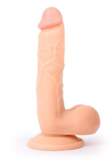 Gerçekçi Testisli Dildo 18 cm