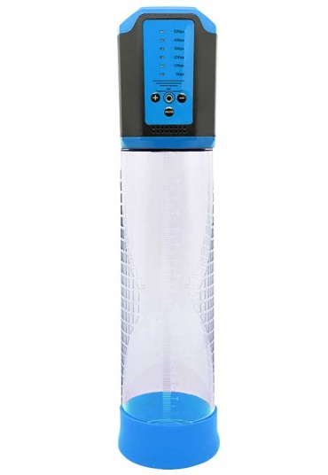 Censan Şarjlı LCD Göstergeli Otomatik Penis Pompası - Mavi