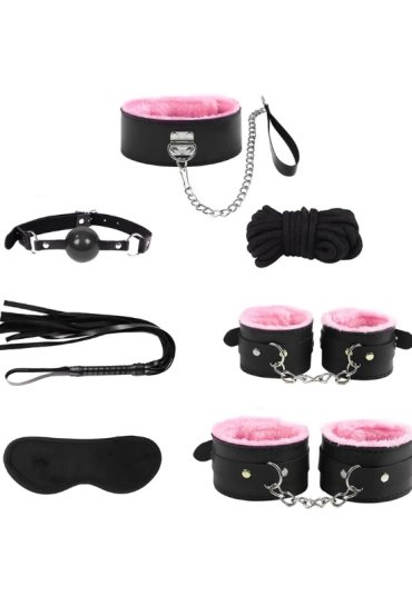 Censan 7 Parçalı Fetiş Set Pembe
