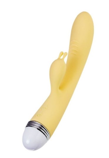 Censan Flovetta Aster Klitoral Uyarıcı Vibratör Silikon Sarı 22 cm