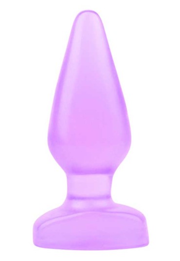 Hi-Rubber Şeffaf Jel Anal Tıkaç - Mor 16cm