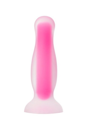 CENSAN Beyond Cain Glow Gece Parlayan Anal Plug , Silikon, Şeffaf, 10 cm