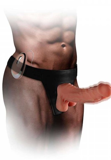 Mars Belden Bağlamalı Titreşimli 18.5cm Protez Penis