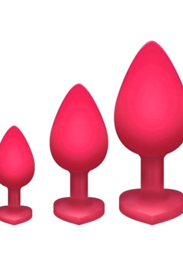Censan Kırmızı Kalpli Anal Set