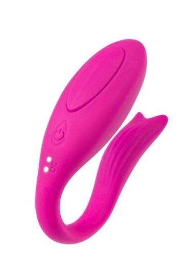 Censan Dolphy Çiftler İçin Vibratör Silikon Pembe 9,6 cm