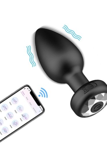 Censan Telefon Kontrollü Titreşimli Anal plug 1