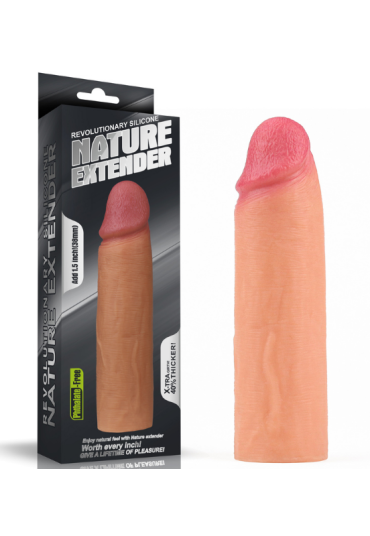 Censan Add 1.5 İnç Revolutionary Silicone Nature Extender Penis Kılıfı