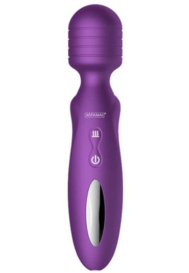 Xuanai Isıtmalı Şarjlı Wand Vibratör - Mor
