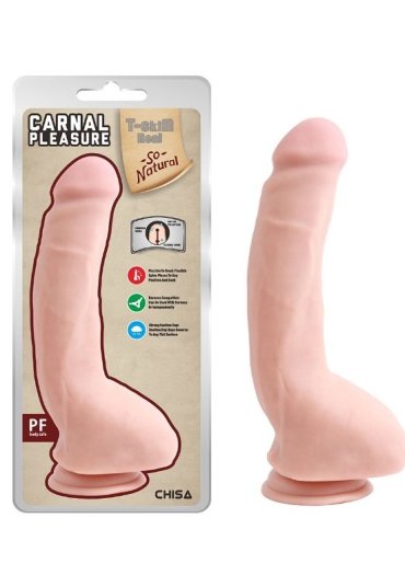 Carnal Pleasure 23.5cm Kıkırdaklı Gerçekçi Dildo
