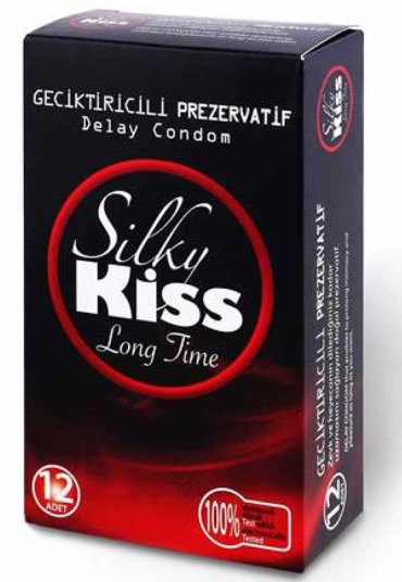 Silky Kiss Long Time Prezervatif