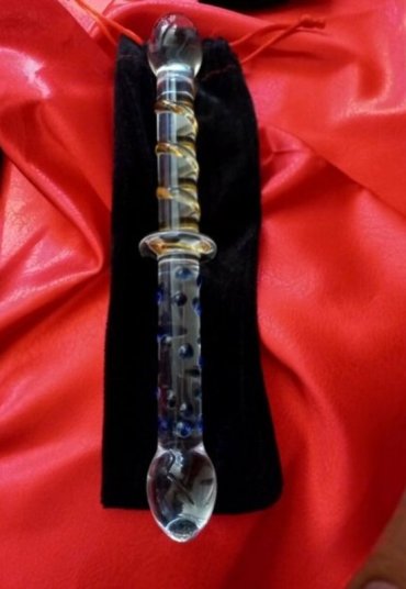 CENSAN Çift Taraflı Cam Dildo
