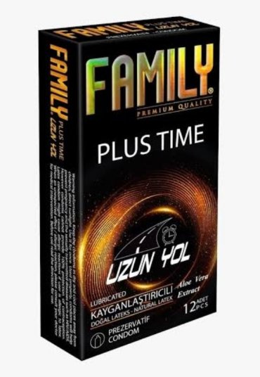 Family Plus Time - Uzun Yol Aloe Vera’lı Prezervatif
