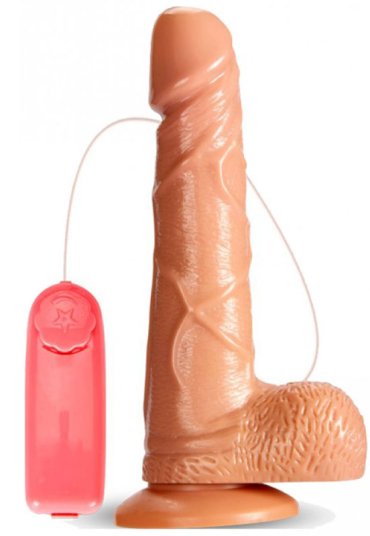 J.B. Titreşimli 19cm Dildo Vibratör