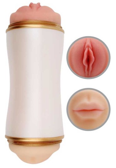 MX Sexual Stroker Çift Taraflı Vajinal ve Oral Mastürbatör