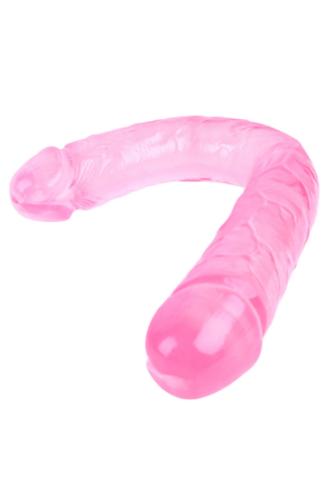 Noctis 46cm Pembe Çift Taraflı Dildo No:88