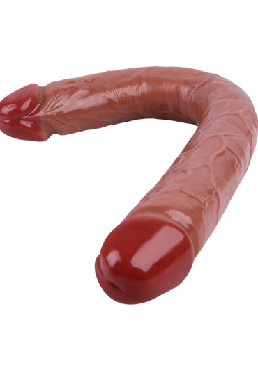 Noctis 46cm Kahverengi Çift Taraflı Dildo No:88